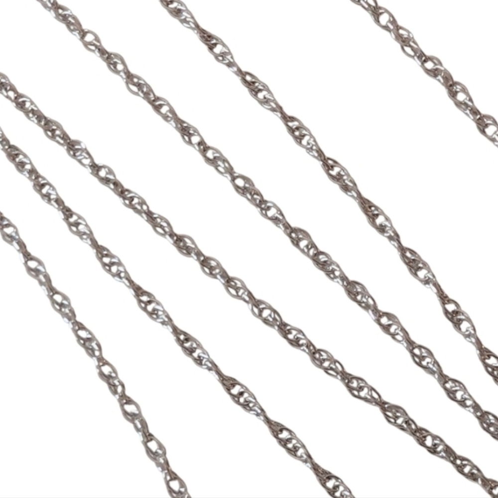 VINTAGE Sterling Silver Delicate Chain 24" 3g